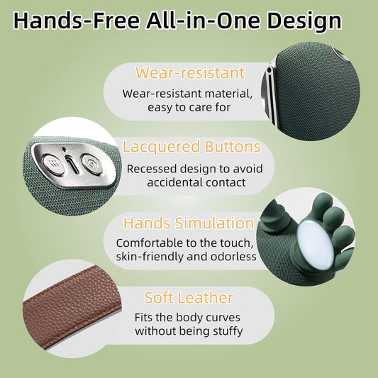 Hand-Grip Deep Tissue Neck Massager – Relieves Pain, Muscle Stiffness & Fatigue